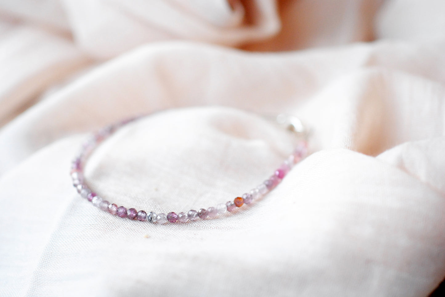 Spinell Armband facettiert