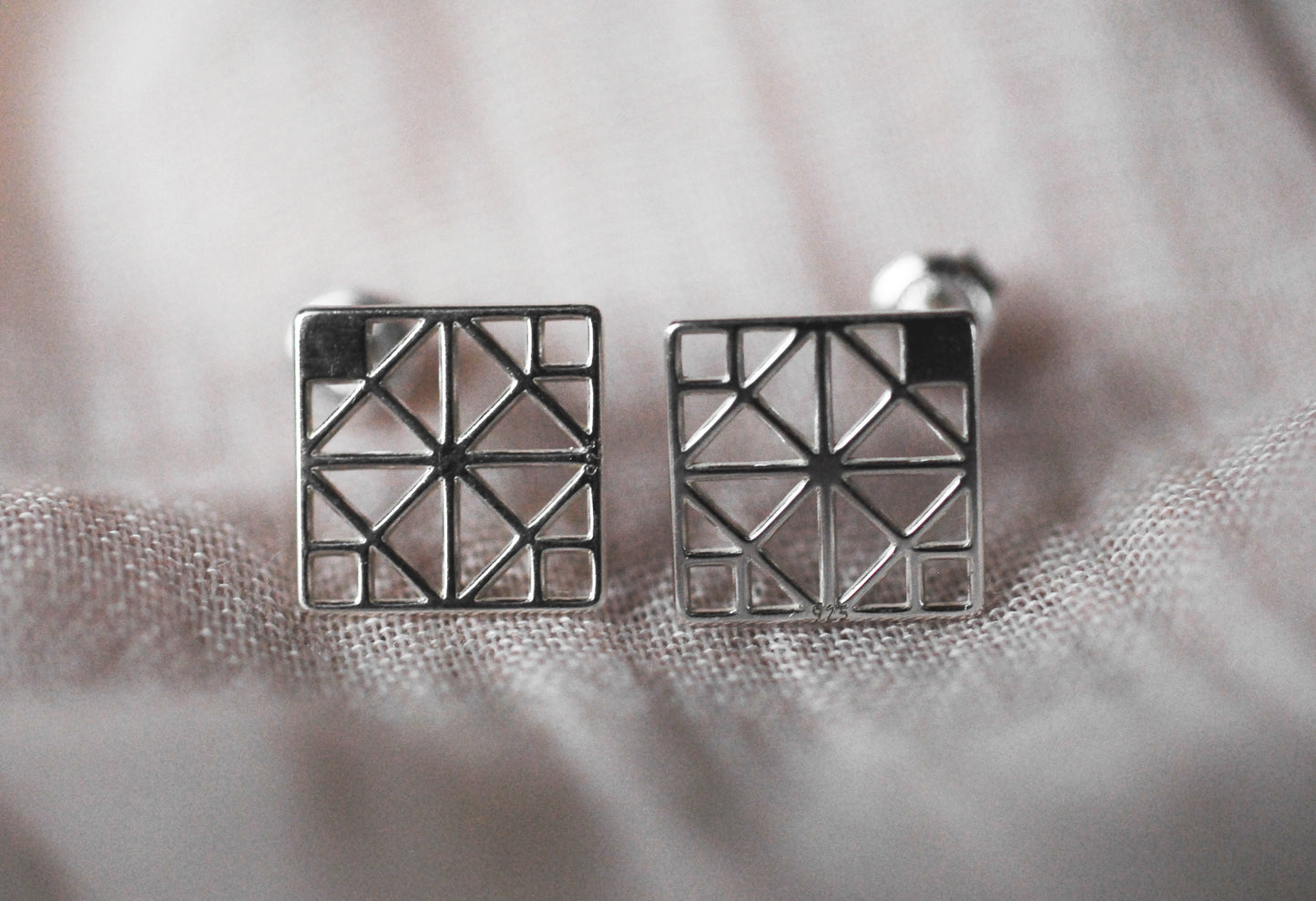 925er Ohrstecker "Mosaik"