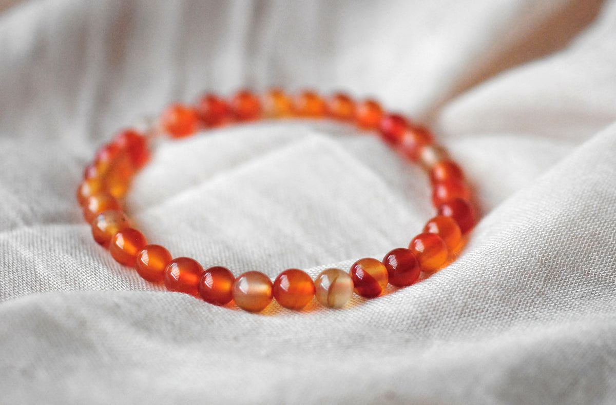 Carneol Armband 6 mm
