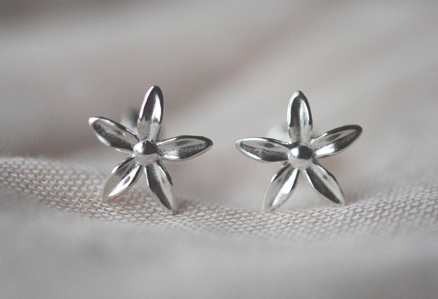 925er Silber Ohrstecker "Blüte"