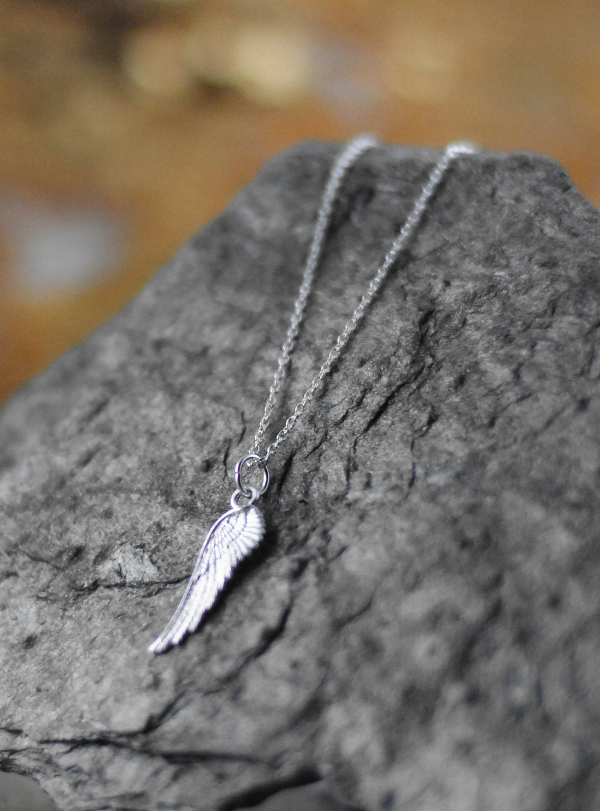 925er Silber Anhänger "Engelsflügel" optional mit Kette