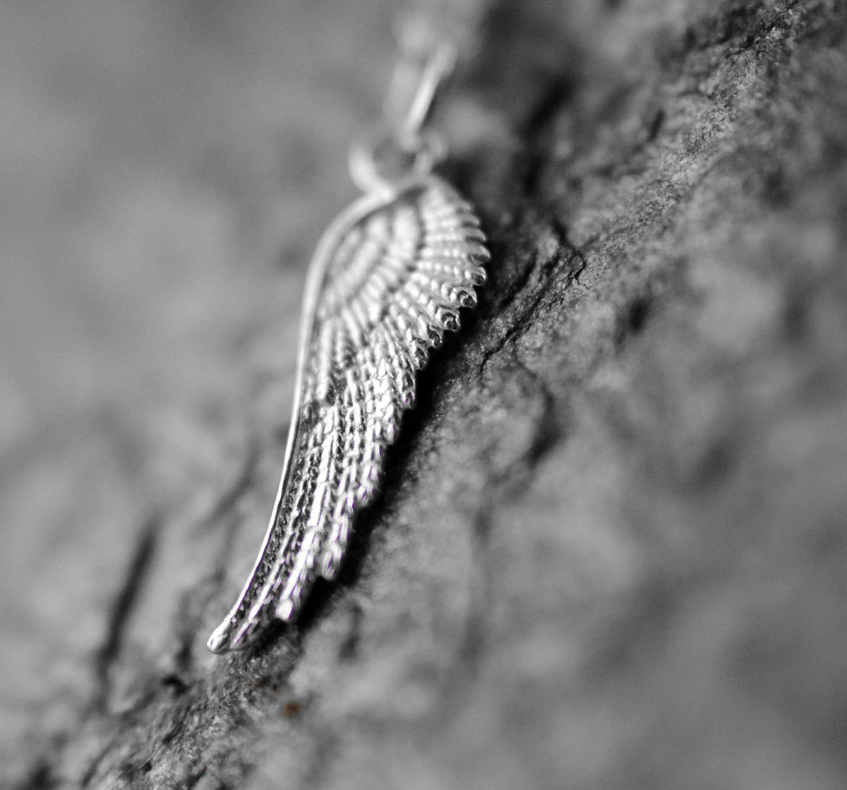 925er Silber Anhänger "Engelsflügel" optional mit Kette
