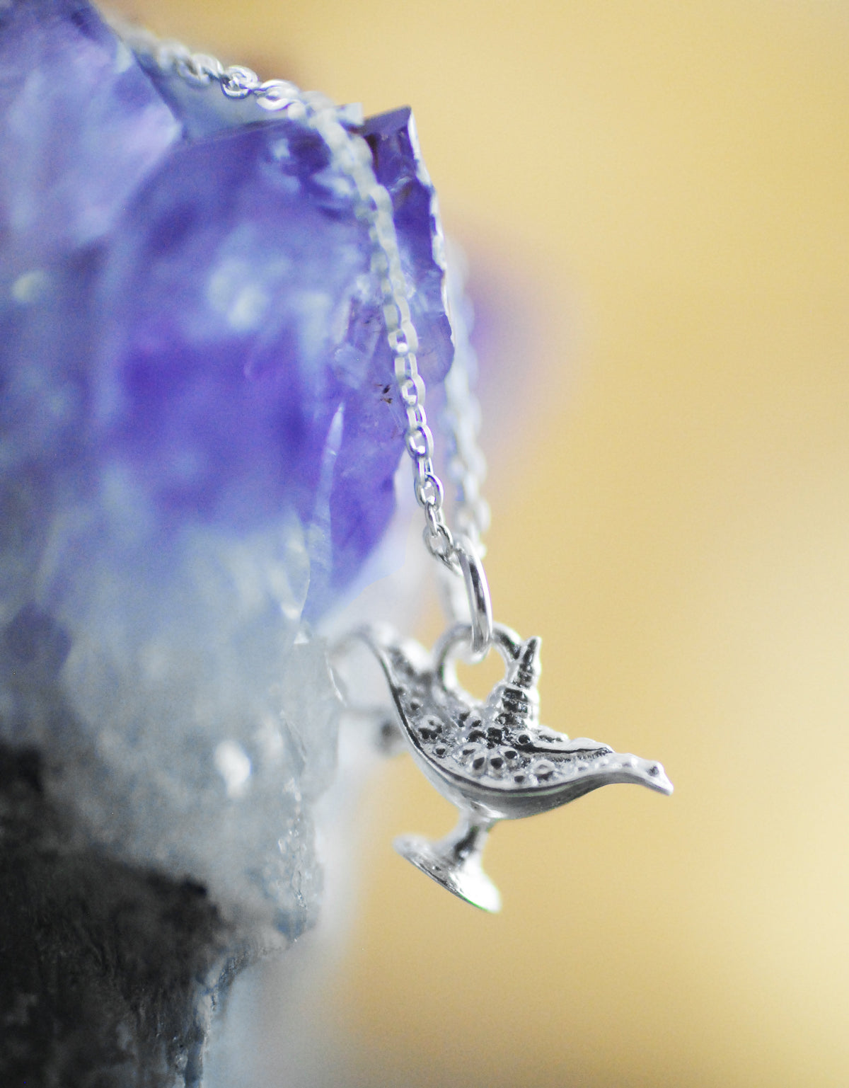 925er Silber Anhänger "Wunderlampe" optional mit Kette