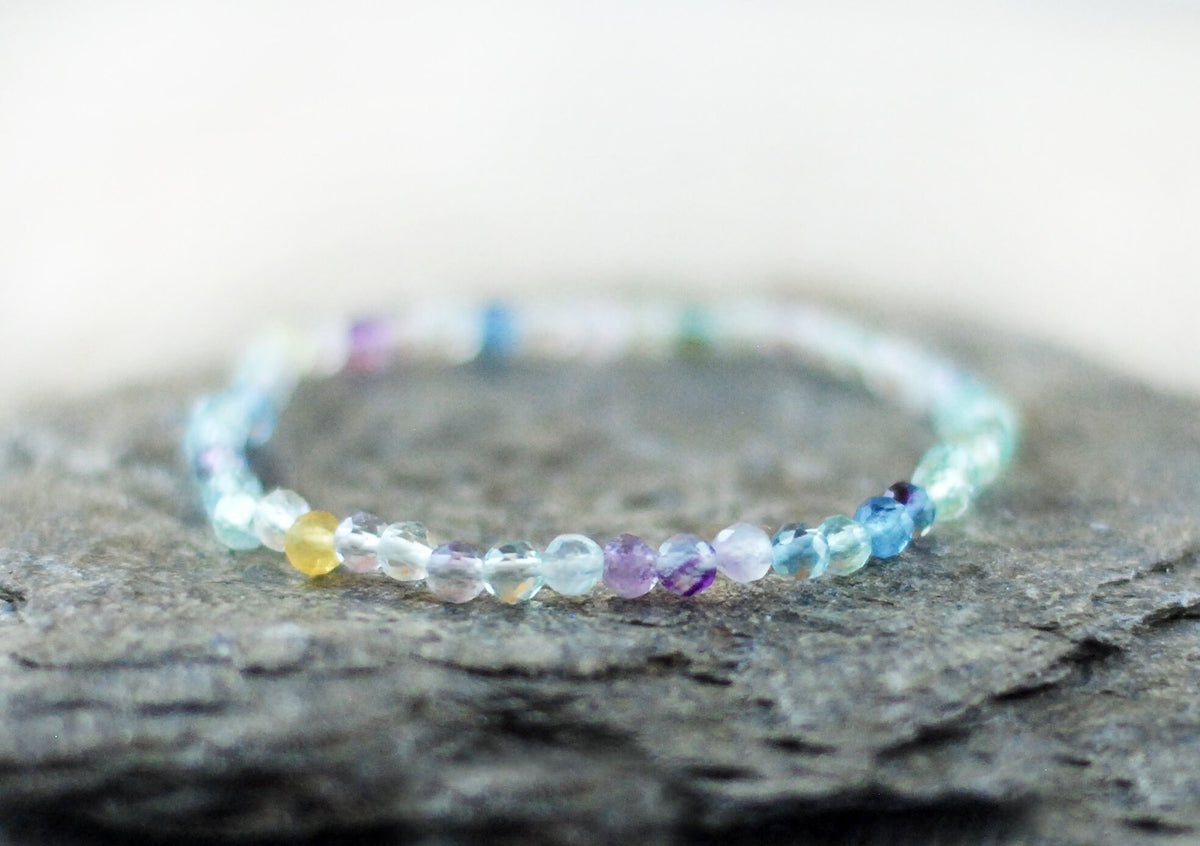 Fluorit Armband facettiert