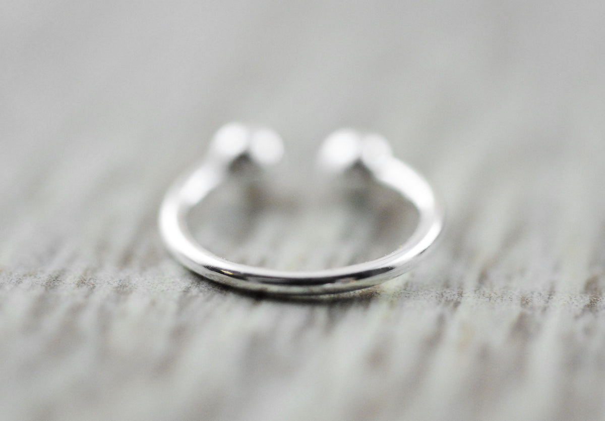 925er Silber Ear Cuff