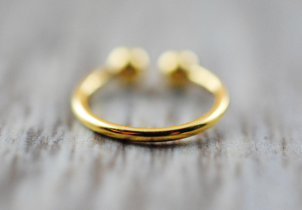 24K vergoldeter Ear Cuff