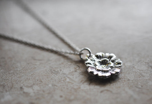 925er Silber Anhänger "Blütenpracht" optional mit Kette