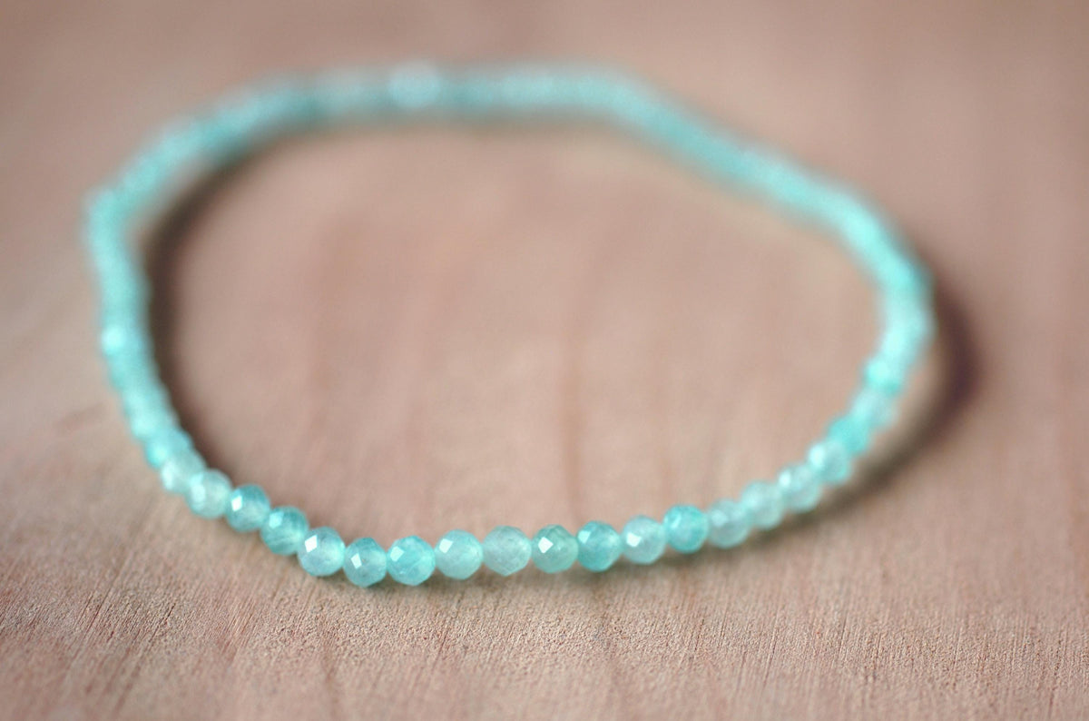 Amazonit Armband facettiert