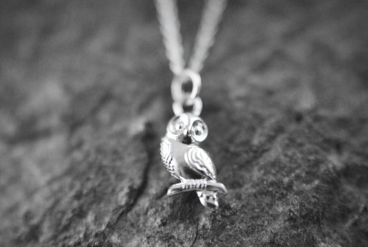 925er Silber Kette "Eule"