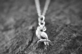 925er Silber Kette "Eule"