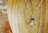 925er Silber Kette "Meeresschatz" mit Lapislazuli und Türkis