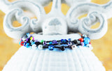 Armschmuck "Lakshmi" UNIKAT mit Glasperlen, Farbenpracht