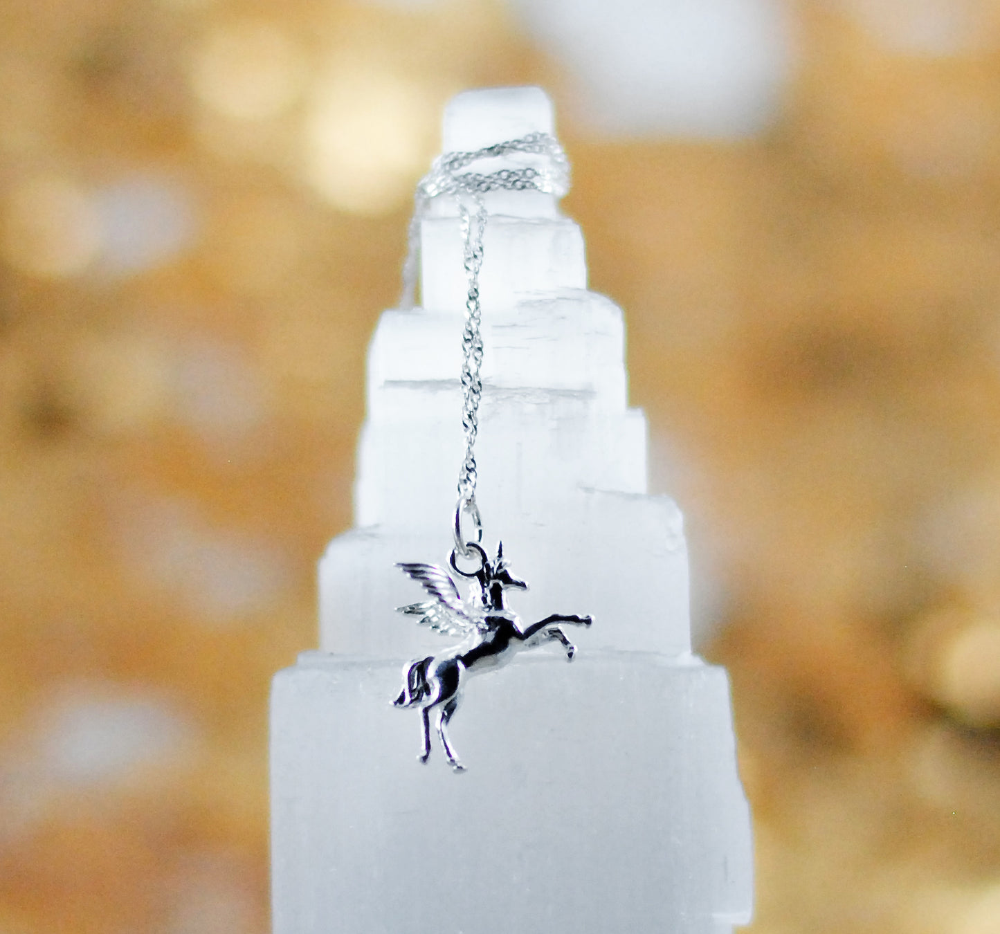 925er Silber Kette "Einhorn & Pegasus"