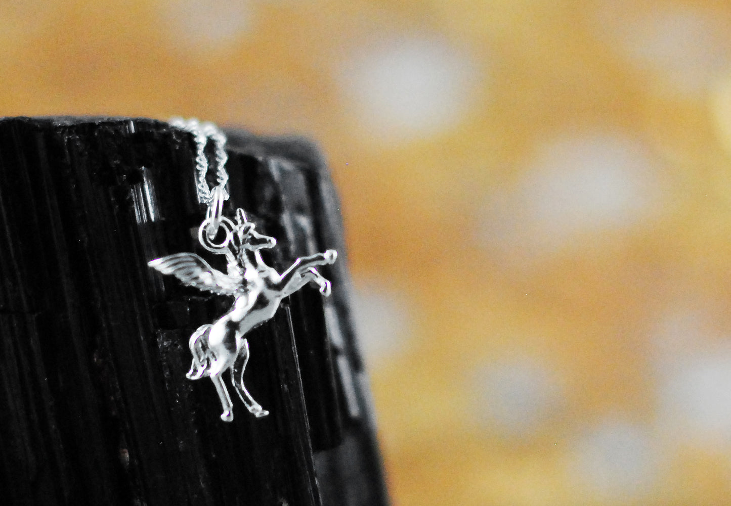 925er Silber Kette "Einhorn & Pegasus"