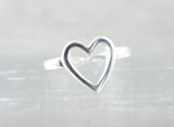 Hab' dich lieb / Ring versilbert