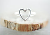 Hab' dich lieb / Ring versilbert