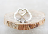 Hab' dich lieb / Ring versilbert