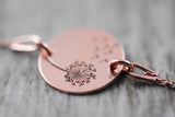 Schlichtes roségoldenes 18K Armkettchen "Wünsch' dir was"