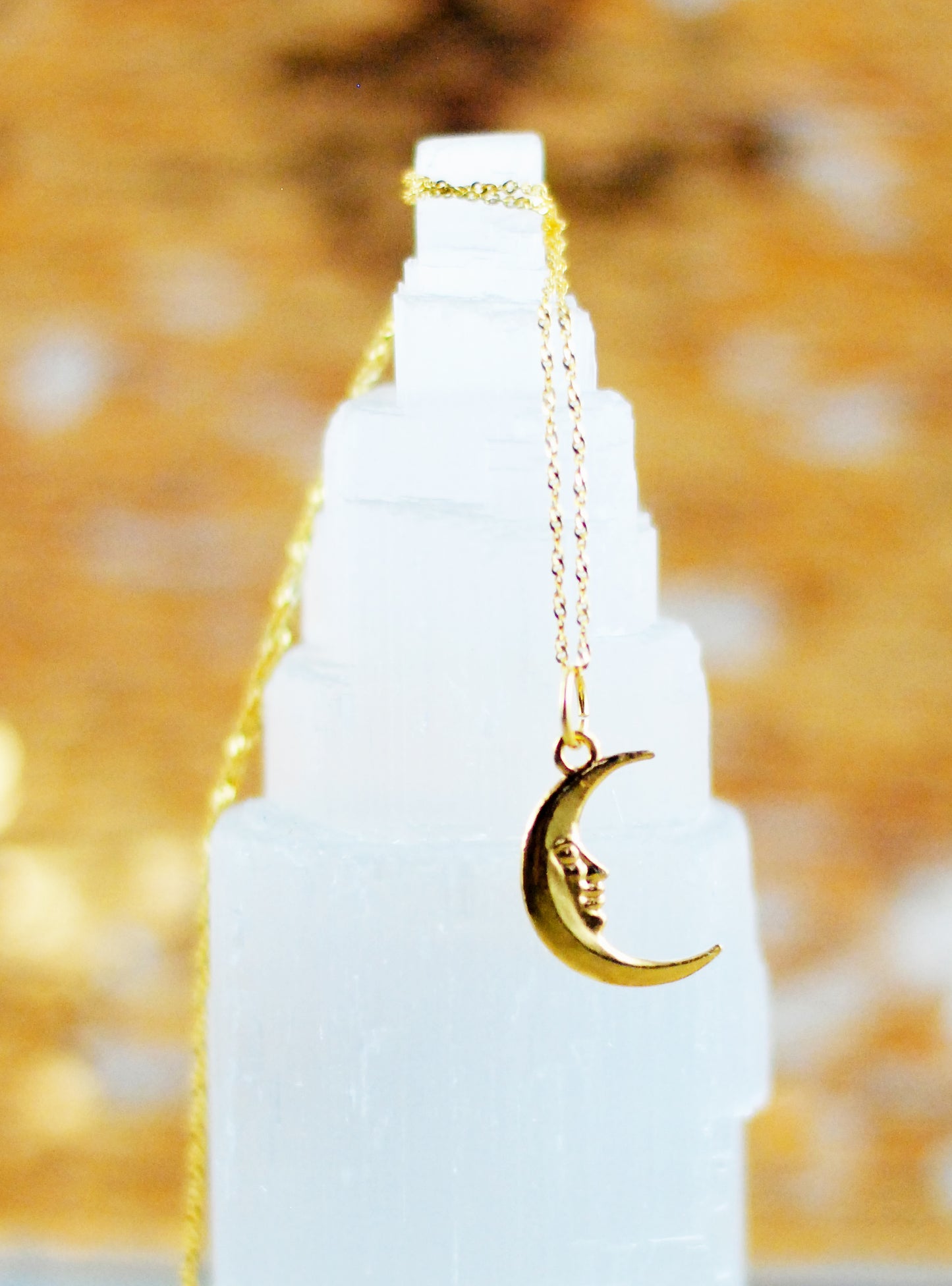 24K vergoldete Kette "Mondliebe"