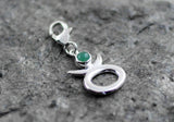 925er Echtsilber-Charm Stier mit Aventurin - Sternzeichen Schmuck