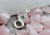 925er Echtsilber-Charm Stier mit Aventurin - Sternzeichen Schmuck