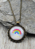 Rainbow Pride Amulett Regenbogen bunt Stars Sterne LGBTQ