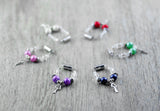 6er Set Schmuckes Glas / Sektglasmarkierer / Weinglasmarkierer / Glasmarker