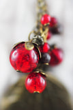 Kette "Waldspaziergang" mit Granat