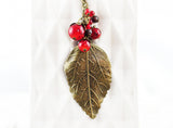 Kette "Waldspaziergang" mit Granat