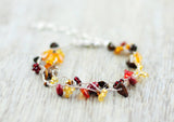 Armschmuck "Bernstein-Herbst" UNIKAT