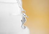 925er Silber Kette "Seepferdchen"