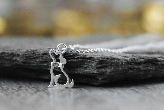 925er Silber Kette "Hund"
