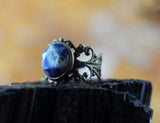 Märchenhafter Sodalith Ring facettiert