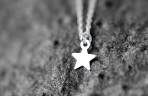 Schlichte 925er Silber Kette "Stern"