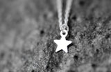 Schlichte 925er Silber Kette "Stern"