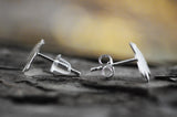 925er Silber Ohrstecker Einhorn