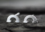 925er Silber Ohrstecker Regenbogen