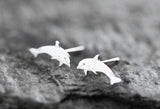 925er Silber Ohrstecker Delfin
