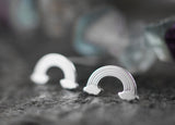 925er Silber Ohrstecker Regenbogen