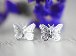 925er Silber Ohrstecker Schmetterling