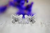 925er Silber Ohrstecker Schmetterling