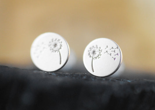925er Silber Ohrstecker "Pusteblume"