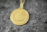 24K vergoldete Kette "Sonne & Mond" II