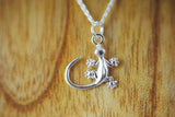 925er Silber Kette "Gecko"