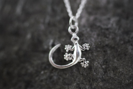 925er Silber Kette "Gecko"