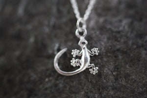 925er Silber Kette "Gecko"