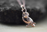 18 K Roségold vergoldete Kette "Eule"