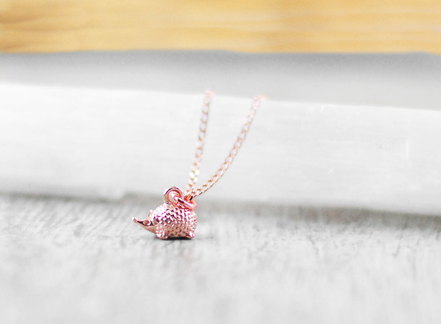 18K Roségold vergoldet "Kette Igelchen"