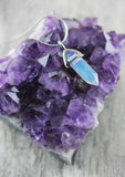 Edelstein Kette Opalith Spitze