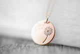 18K rosévergoldete Kette "Pusteblume"